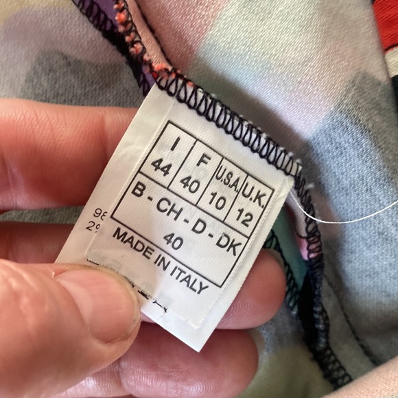 Straight leg designer PUCCI Cropped Ankle Pants sz 40/10 - Picture 4 of 9